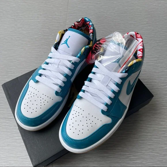 🤖Air Jordan 1 Low Cyber Teal🤖 - Picture 2 of 5